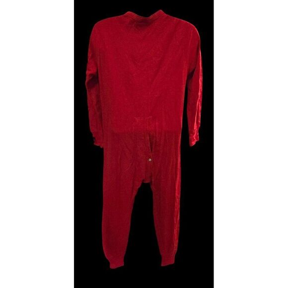 Vintage Duofold Red Union Suit With Buttons Wool/Nylon/Cotton Layers long johns - Picture 3 of 9